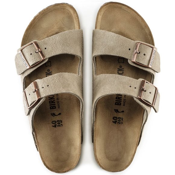 Birkenstock Arizona Suede Leather Taupe - Picture 4 of 4